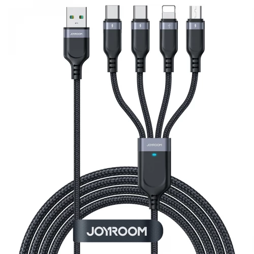 USB-kaapeli Joyroom 4in1 / S-1T4018A18 musta 120cm