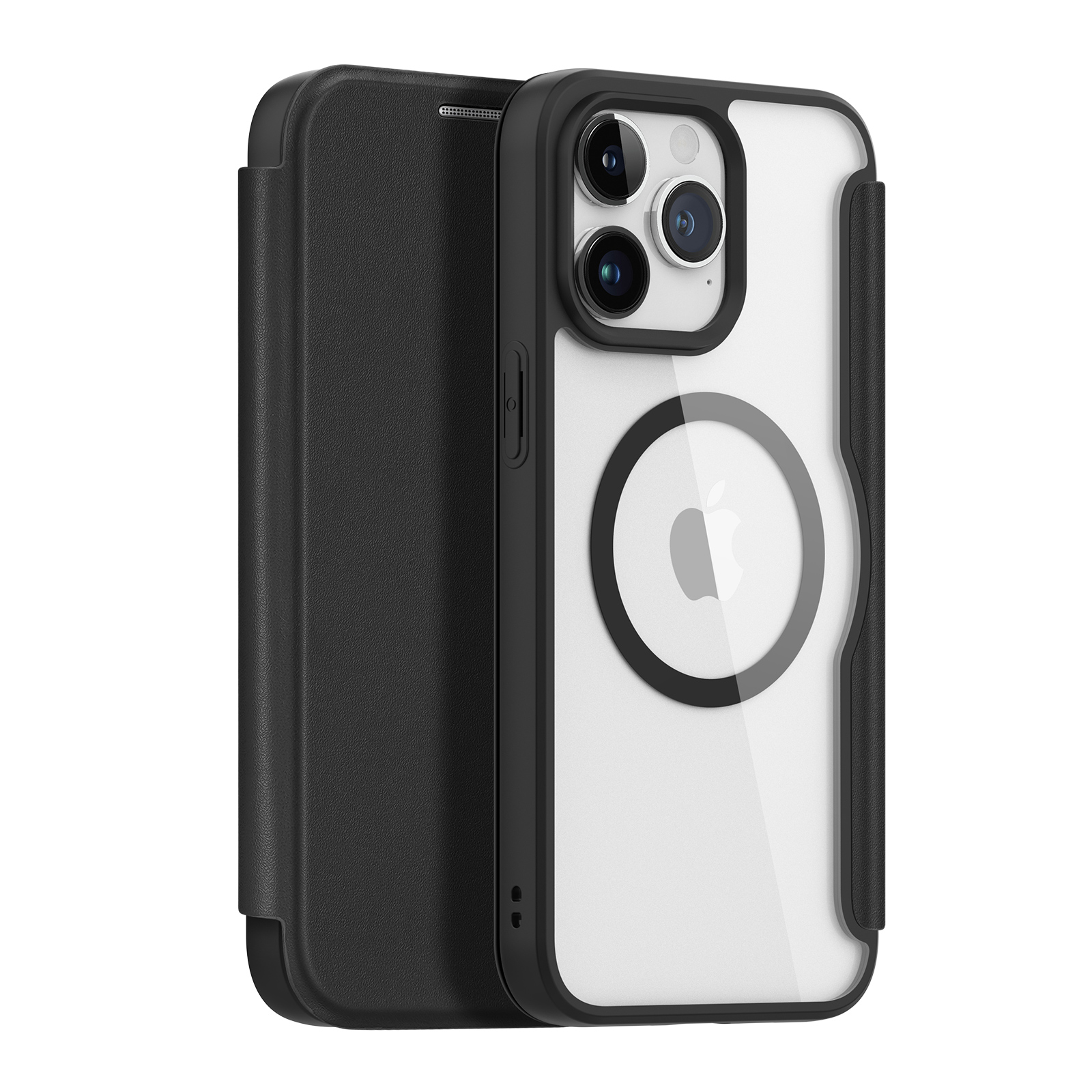 Dux Ducis Skin X Pro magneettinen avattava MagSafe -kotelo iPhone 15 Pro Max - musta