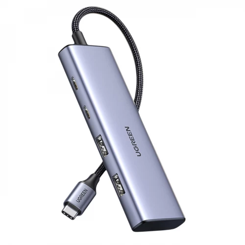 Adapter Ugreen "CM473" (Input: "Type-C" / Ouput: 2x "USB"; 2x "Type-C")