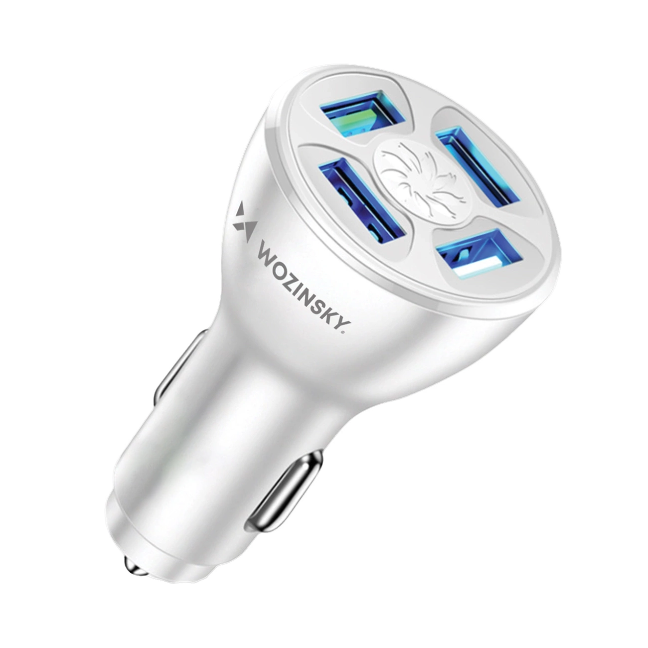 Wozinsky WCCAW 50W 4x USB-A QC auton Laturi - valkoinen