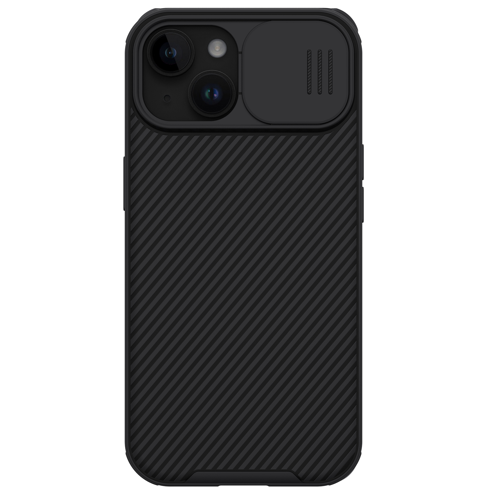 Nillkin CamShield Pro Magneettinen Suojakuori iPhone 15 Plus:lle kamerasuojalla - musta