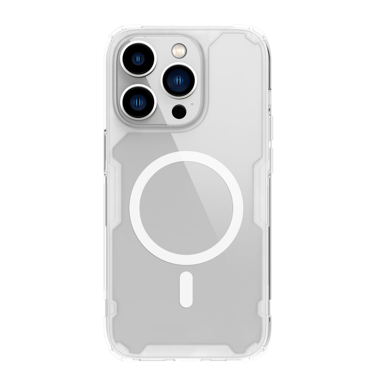 Nillkin Nature Pro -magneettinen panssarikotelo MagSafe iPhone 15 Pro - valkoinen