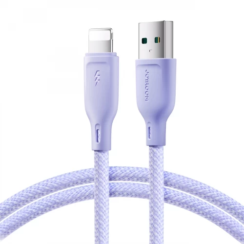 USB-kaapeli Joyroom SA34-AL3 violetti Lightning 100cm