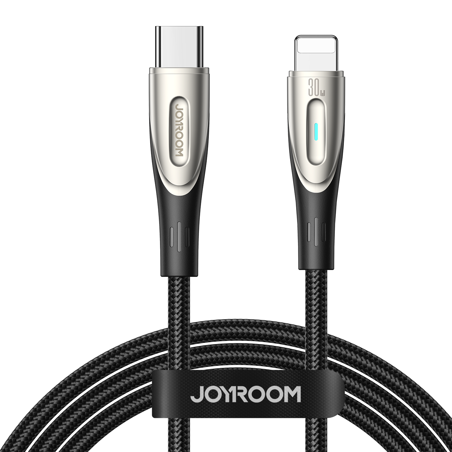 Joyroom Star-Light Series SA27-CL3 USB-C / Lightning 30W 1.2m kaapeli - musta