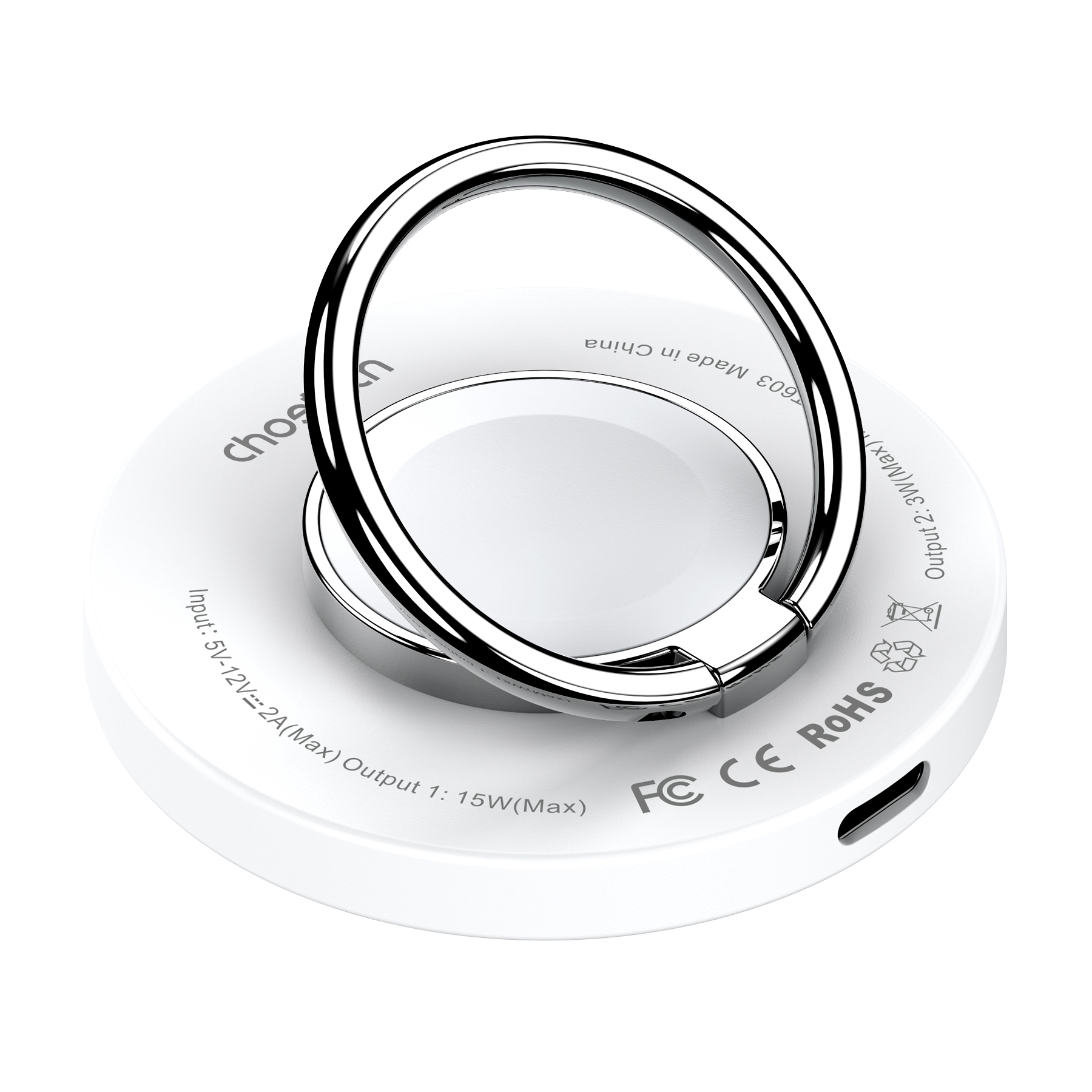 MagSafe langaton magneettinen laturi CHOETECH, 15W, 2-in-1