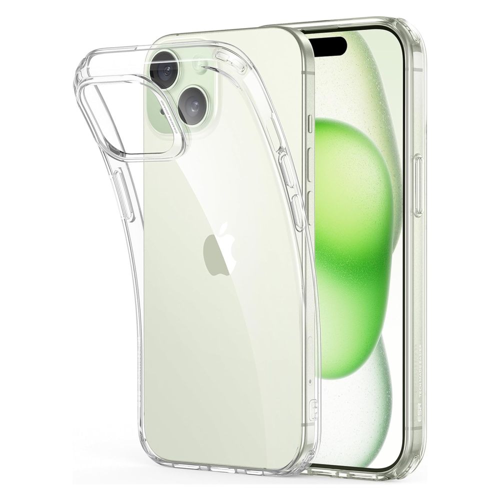 ESR Project Zero Suojakuori iPhone 15:lle - Kirkas