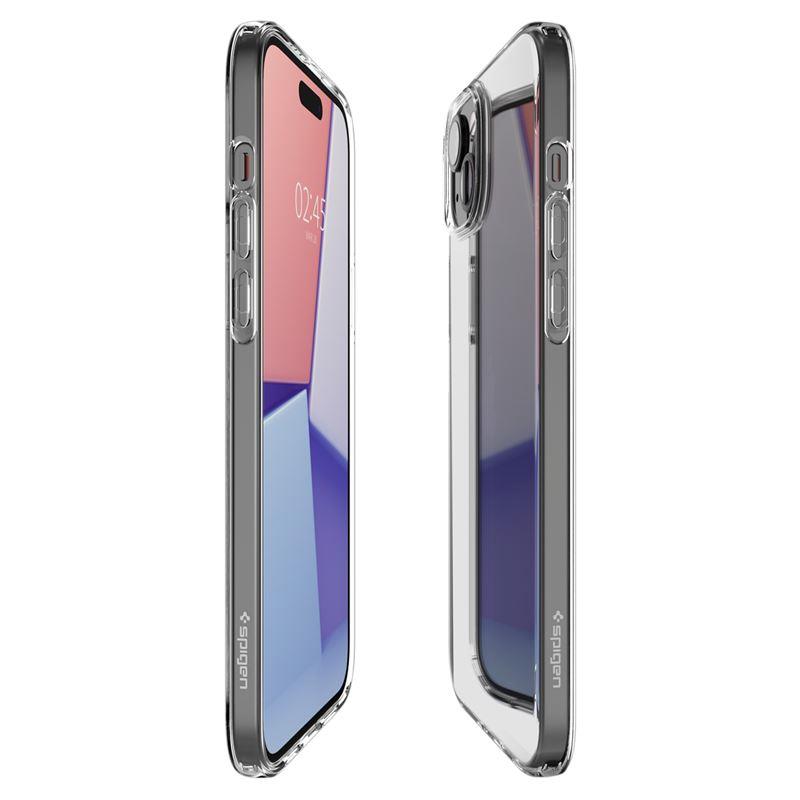 Spigen Crystal Flex Suojakuori iPhone 15 Plus:lle - kirkas