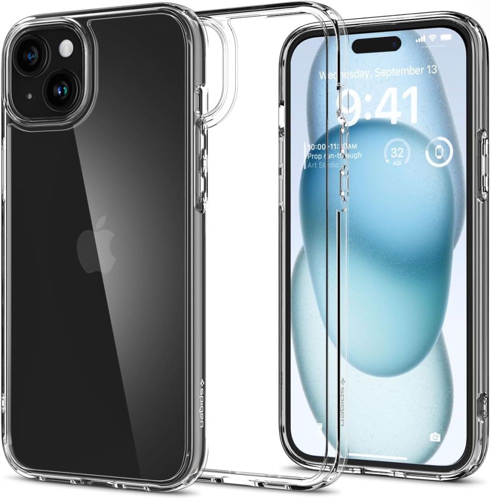 Spigen Ultra Hybrid Suojakuori iPhone 15 6,1 kirkas