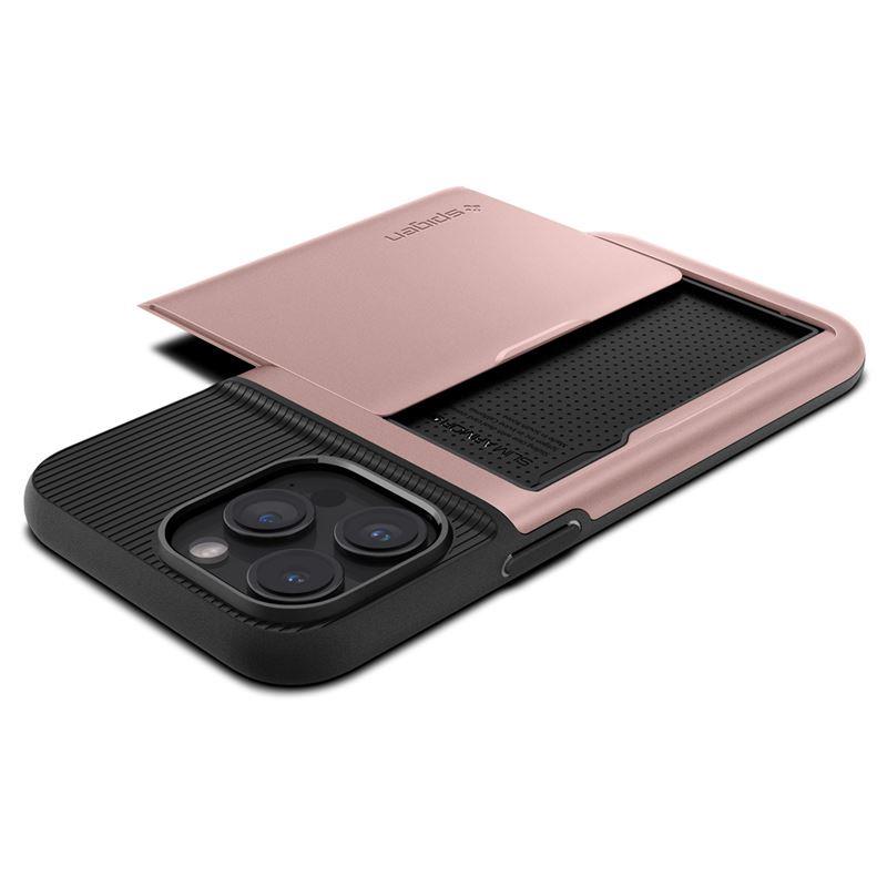 Spigen Slim Armor CS Suojakuori iPhone 15 Pro Max:lle - Vaaleanpunainen