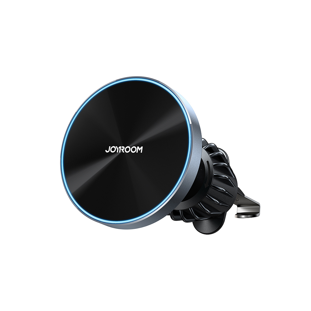 Wireless car charger+holder Joyroom (JR-ZS240 Pro) Magnetic (MagSafe 15W) for using on ventilation grille black