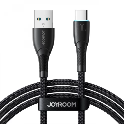 Joyroom Starry series SA32-AC6 100W USB-A / USB-C kaapeli 1m - musta