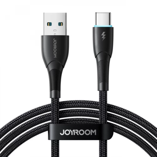 Joyroom Starry Series SA32-AC3 3A USB-A / USB-C kaapeli 1m - musta