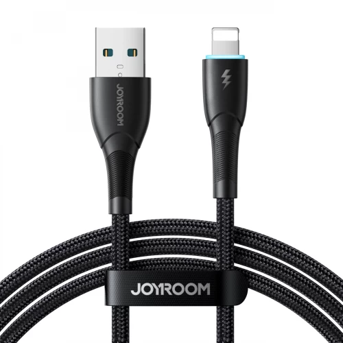 Joyroom Starry Series SA32-AL3 3A USB-A / Lightning kaapeli 1m - musta