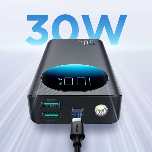 Ulkoinen akku Power Bank Joyroom JR-PBF02 30W 20000mAh musta