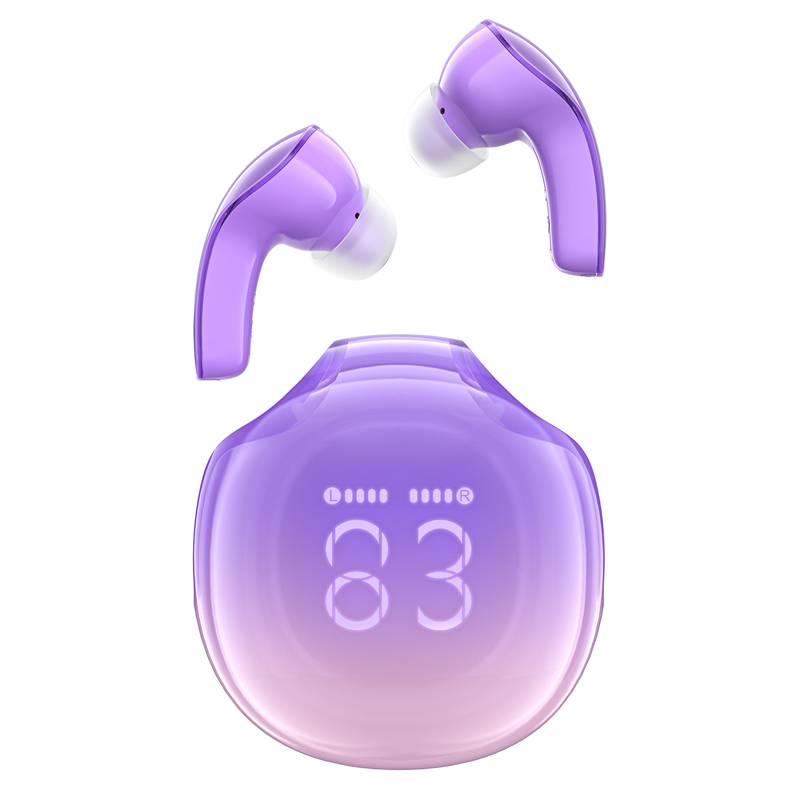 Acefast T9 Bluetooth 5.3 in-ear langattomat kuulokkeet - violetti