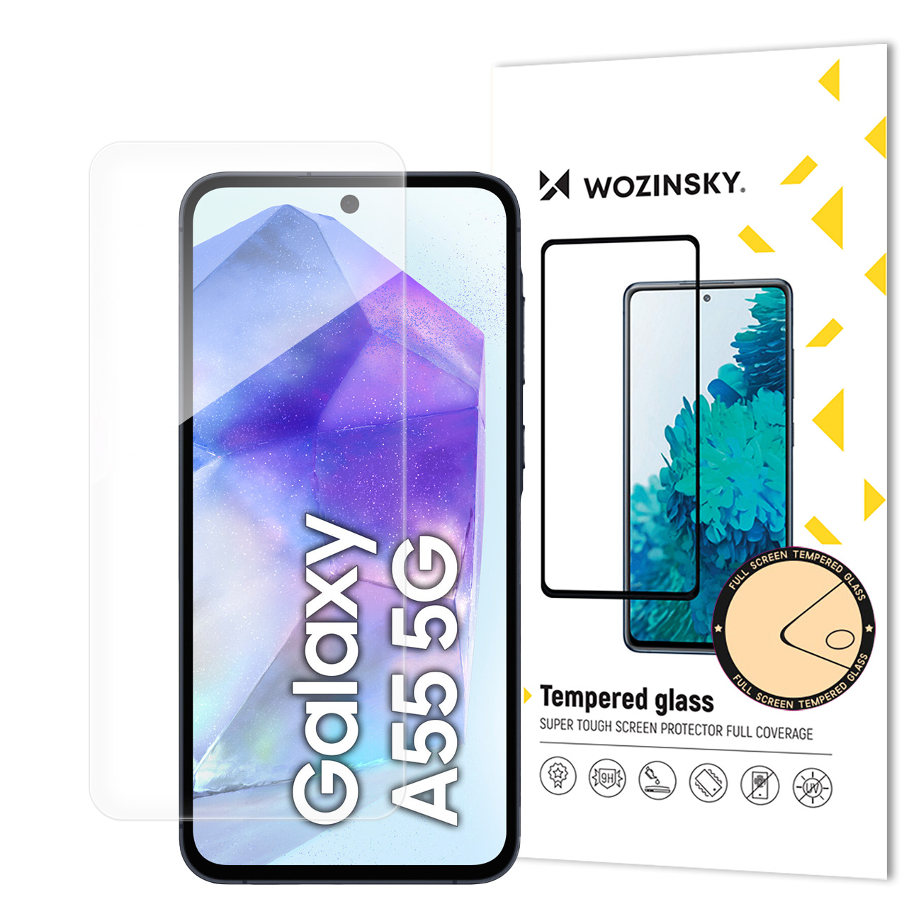 Wozinsky Karkaistu lasi Samsung Galaxy A55:lle