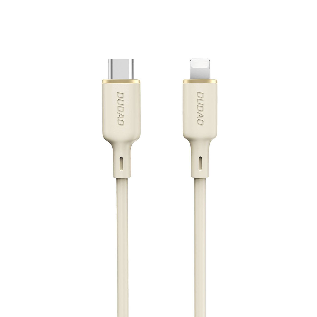 Dudao L7SCL USB-C - Lightning kaapeli 30W 1m - beige