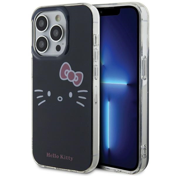 Hello Kitty IML Kitty Face Suojakuori iPhone 14 Pro:lle - musta