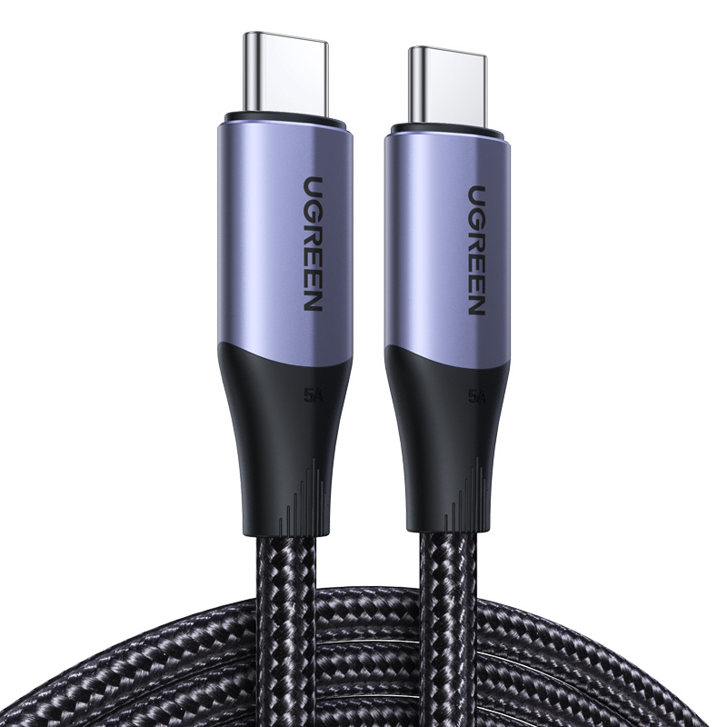 Ugreen US355 USB-C 3.1 Gen 2 / USB-C 3.1 Gen 2 -kaapeli 1m - musta