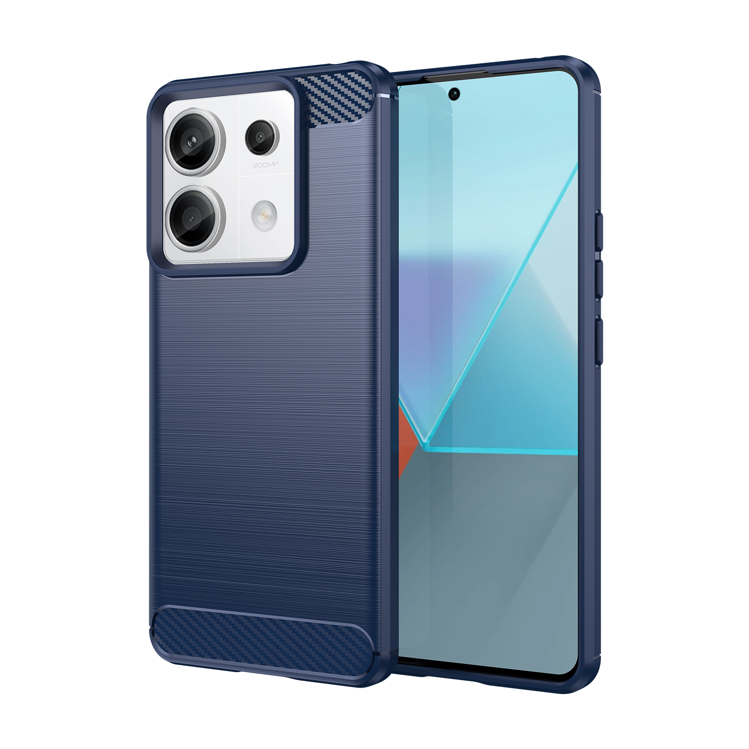 Carbon Suojakuori Xiaomi Redmi Note 13 Pro:lle - sininen