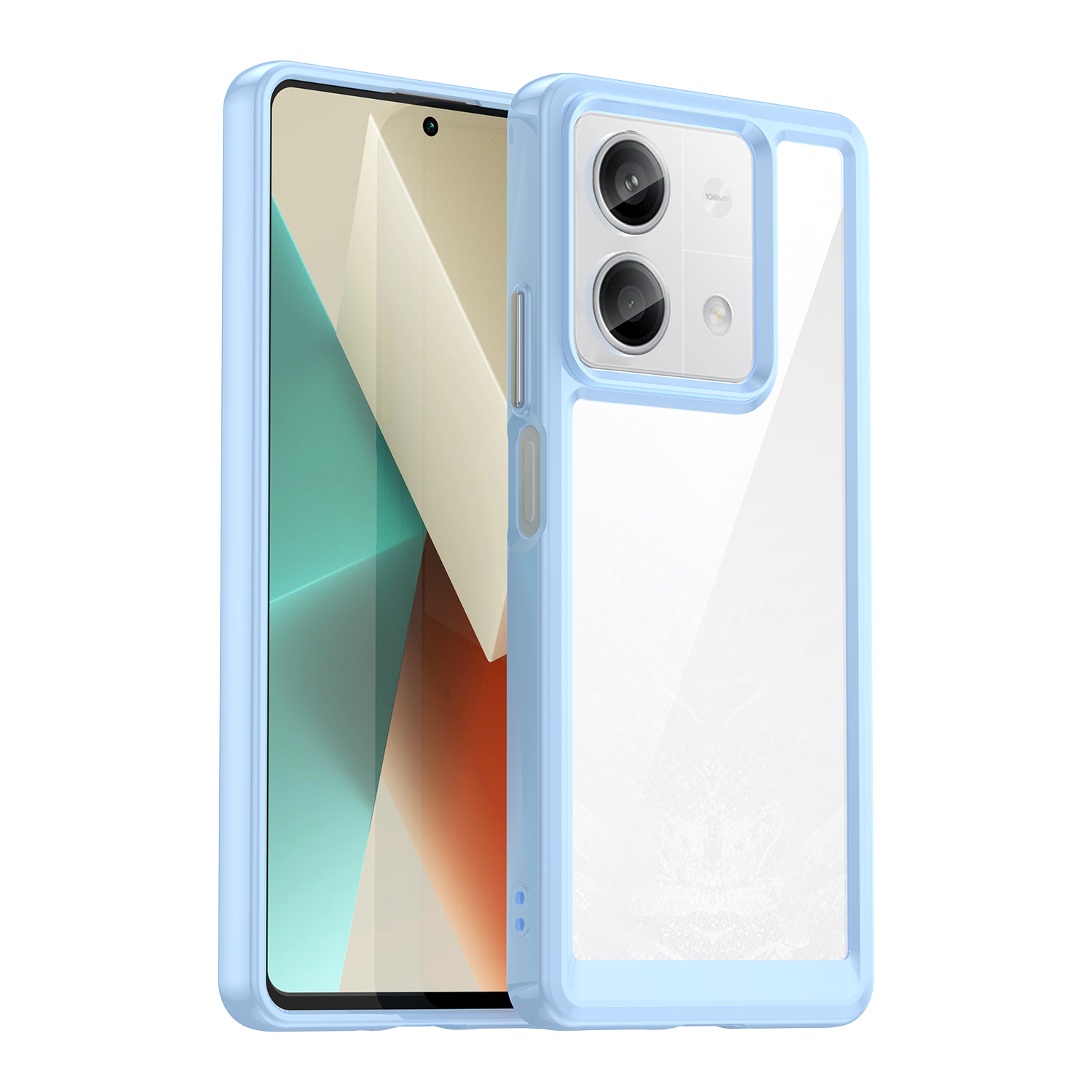 Outer Space Case geelireunainen suojakuori Xiaomi Redmi Note 13 Pro:lle - sininen