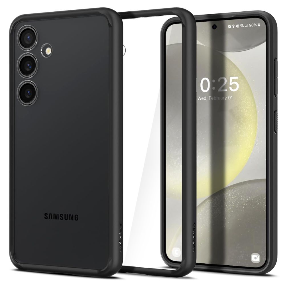 Spigen Ultra Hybrid suojakuori Samsung Galaxy S24:lle matta musta