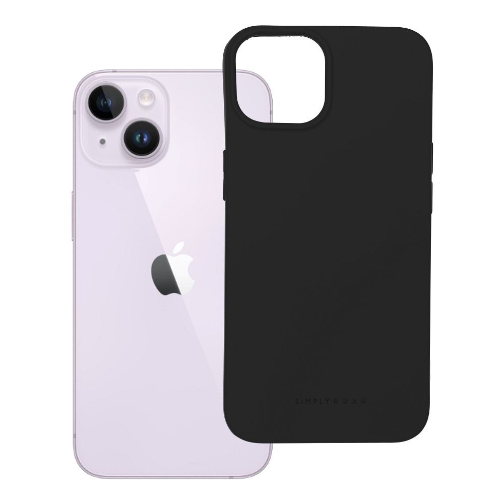 Roar Space Suojakuori iPhone 14:lle musta