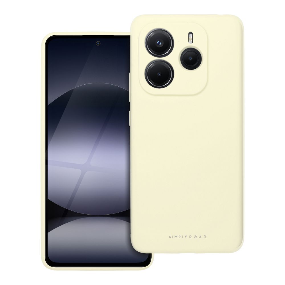 ROAR Suojakuori CLOUD SKIN Xiaomi Redmi Note 14 5G:lle vaaleankeltainen