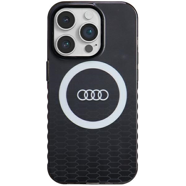 Audi IML Big Logo MagSafe Suojakuori iPhone 14 Pro:lle - musta