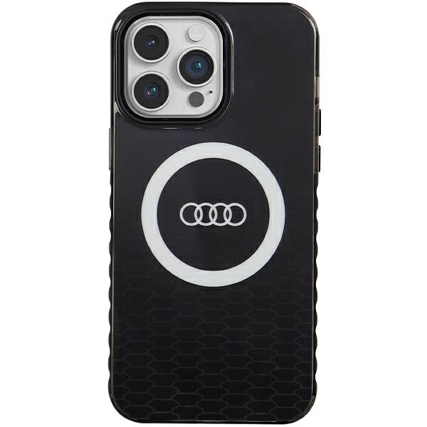 Audi IML Big Logo MagSafe Suojakuori iPhone 14 Pro Max:lle - musta