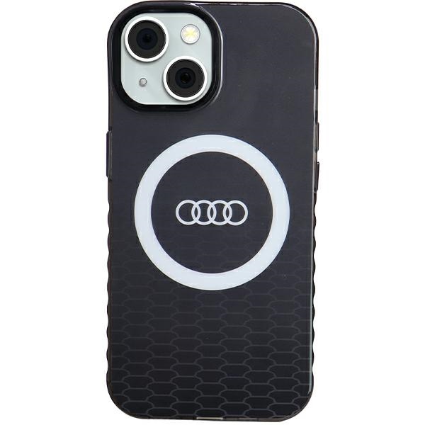 Audi IML Big Logo MagSafe Suojakuori iPhone 15 / 14 / 13:lle - musta