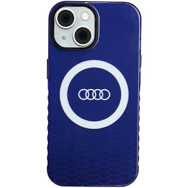 Audi IML Big Logo MagSafe Suojakuori iPhone 15 / 14 / 13:lle - sininen