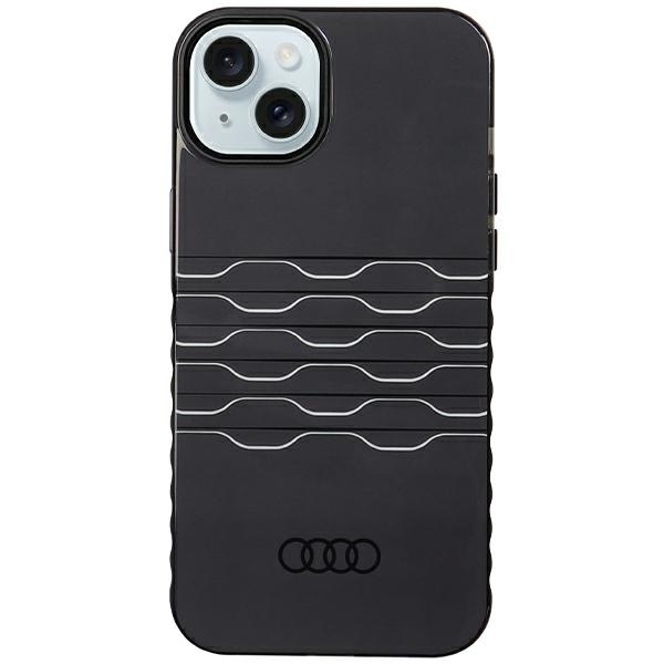 Audi IML MagSafe suojakuori iPhone 15 Plus / 14 Plus:lle - musta