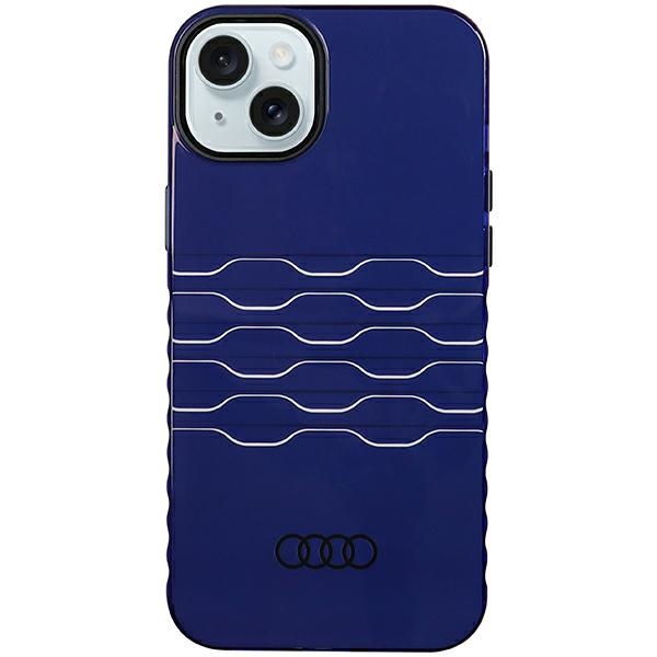 Audi IML MagSafe suojakuori iPhone 15 Plus / 14 Plus:lle - sininen