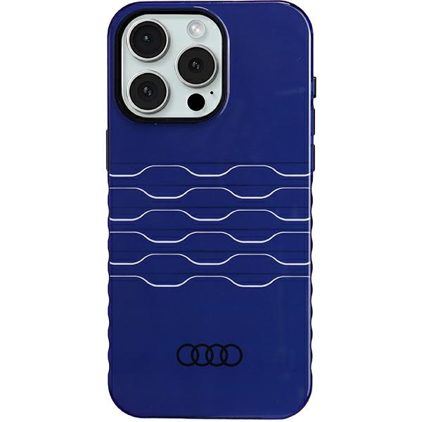 Audi IML MagSafe suojakuori iPhone 15 Pro Max:lle - sininen
