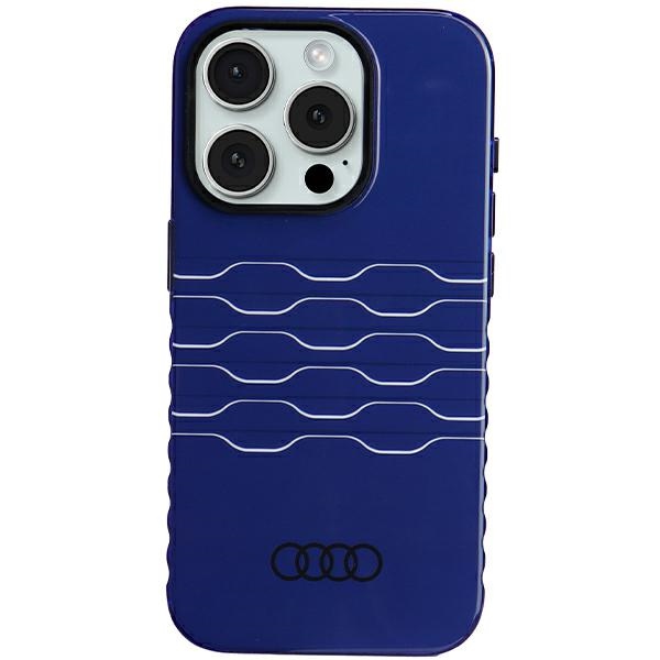 Audi IML MagSafe Suojakuori iPhone 15 Pro:lle - sininen