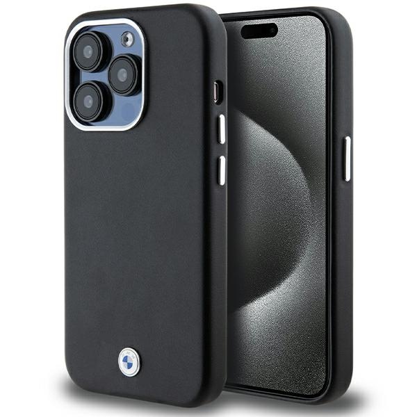 BMW Signature Wrapped Metal MagSafe Suojakuori iPhone 14 Pro:lle - musta