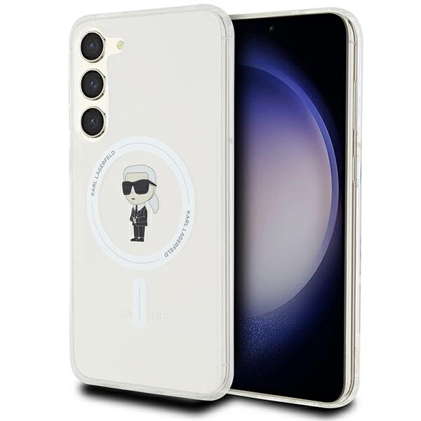Karl Lagerfeld IML Ikonik MagSafe Suojakuori Samsung Galaxy S23+:lle - läpinäkyvä