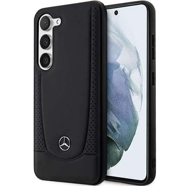 Mercedes Leather Urban suojakuori Samsung Galaxy S23 FE:lle - musta
