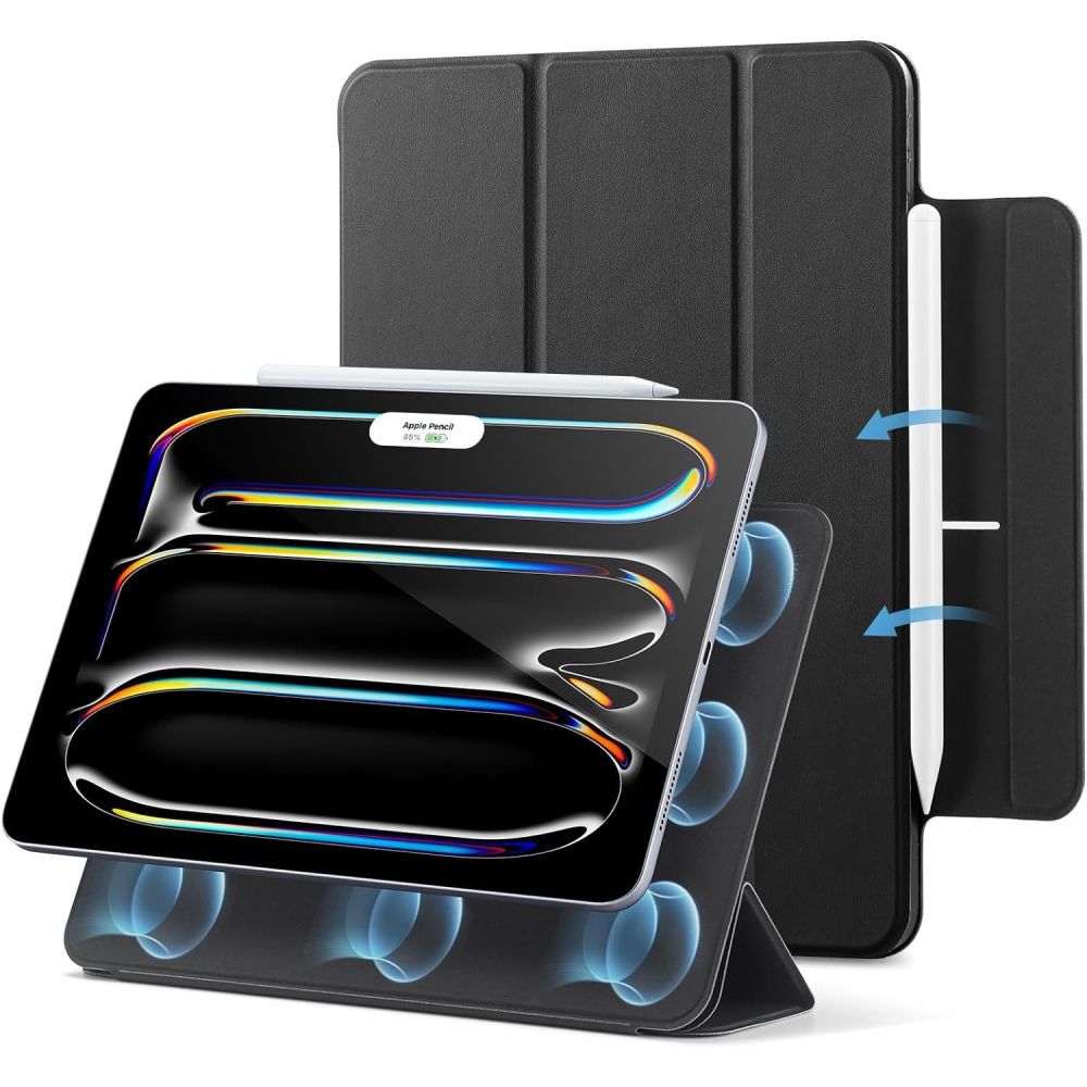 ESR Rebound Magnetic suojakuori iPad Pro 13'' 2024:lle - musta