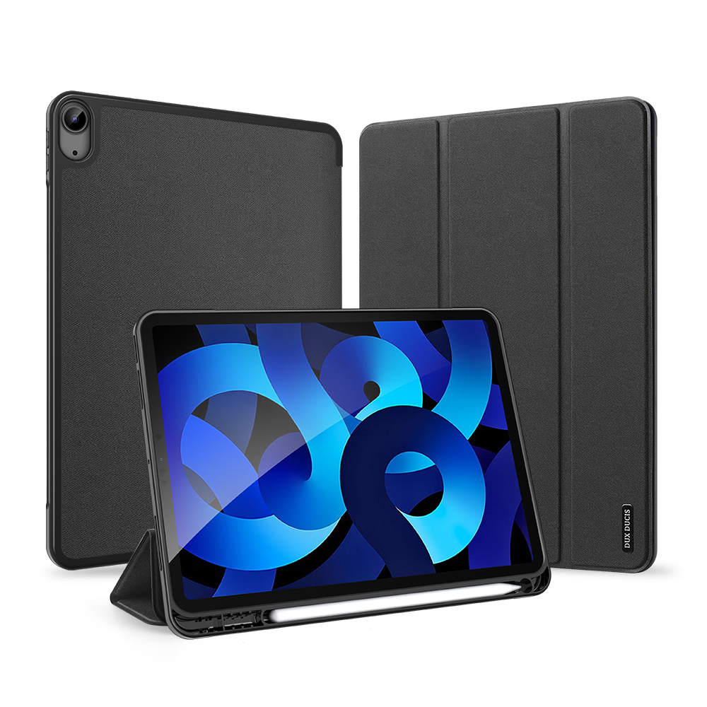 Dux Ducis Domo kotelo läpällä ja Smart Sleep -toiminnolla iPad Air 4 / 5 10.9'' - musta