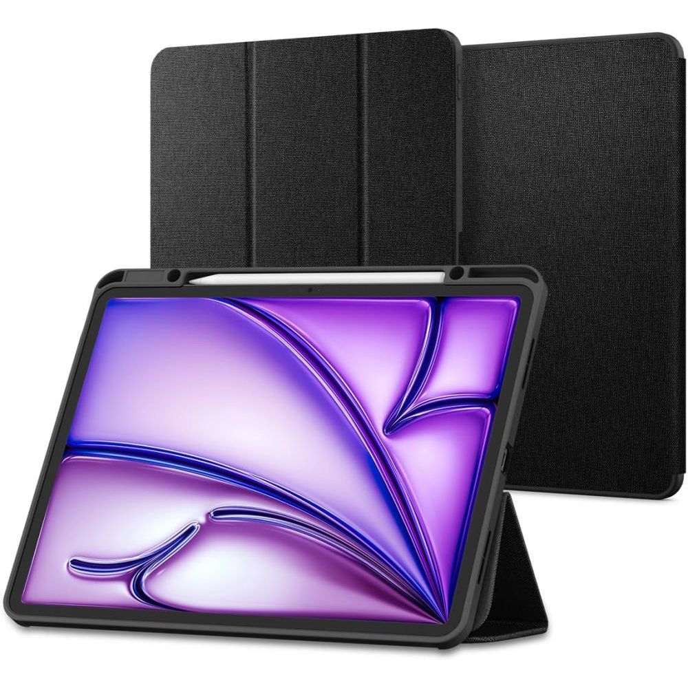 Spigen Urban Fit suojakuori iPad Air 10.9'' (2020/2022) / 11'' (2024/2025/2026):lle - musta