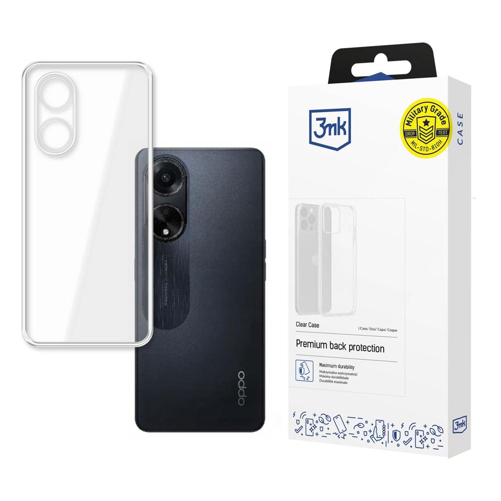3mk Clear Case Oppo A98 5G:lle - läpinäkyvä