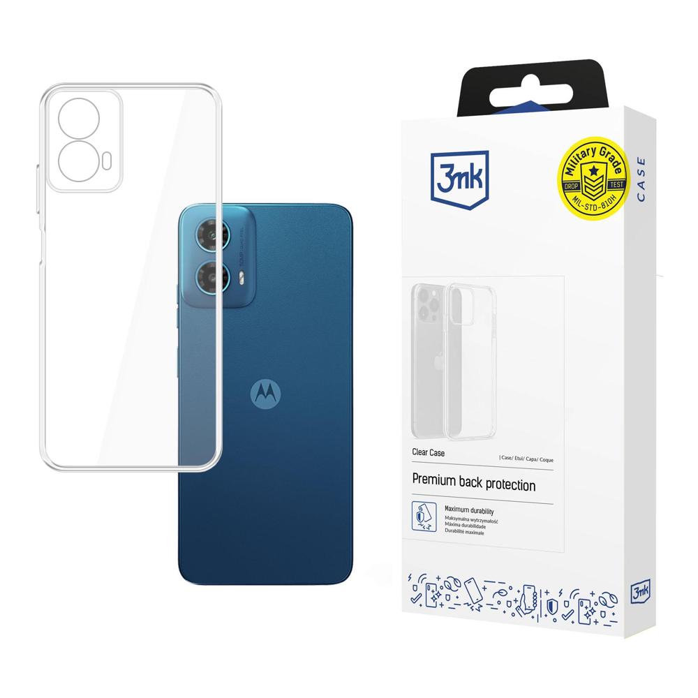 3mk Clear Case Motorola Moto G34 5G:lle - läpinäkyvä