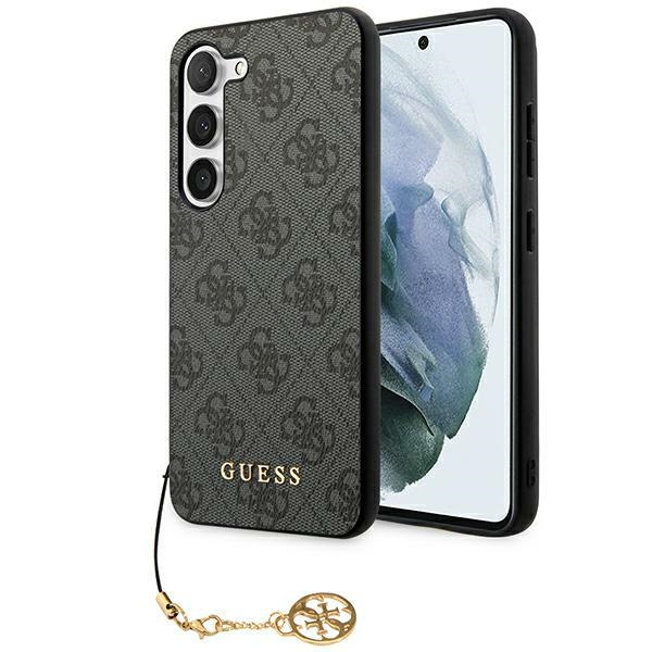 Guess 4G Charms Collection Suojakuori Samsung Galaxy A35:lle - musta