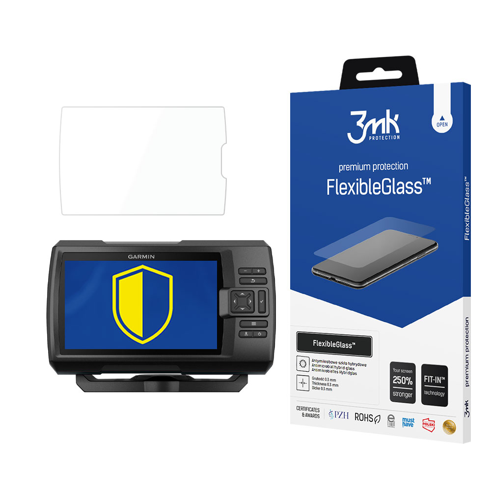 3mk FlexibleGlass™ -hybridilasi Garmin Striker Plus 7sv -laitteelle