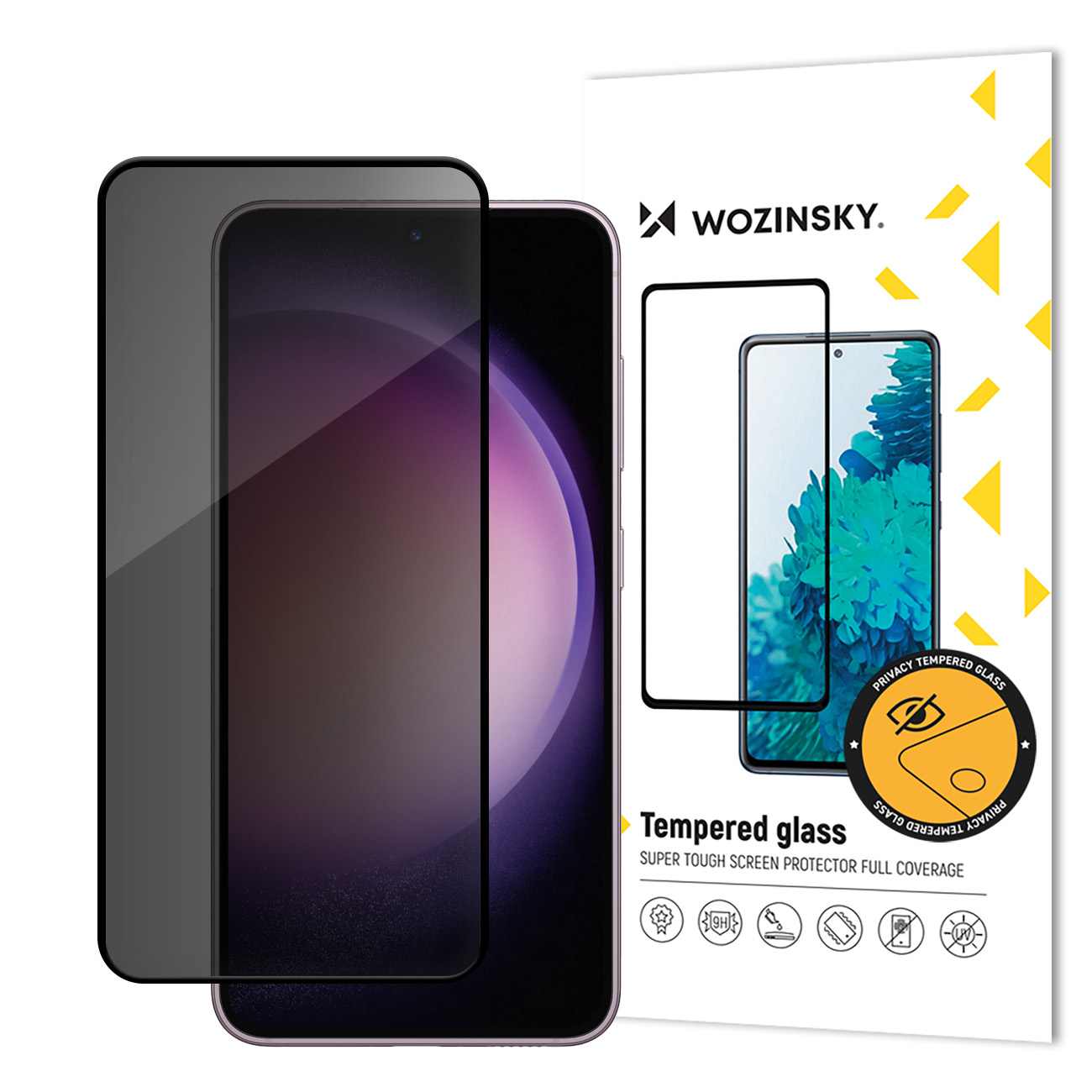 Wozinsky Privacy Glass Karkaistu lasi yksityisyyssuodattimella Samsung Galaxy S24+:lle