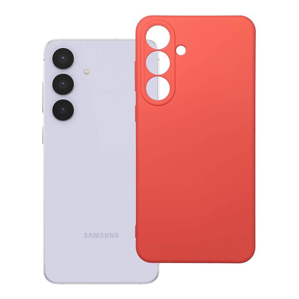 Silikoninen suojakuori Samsung S25 FE persikka