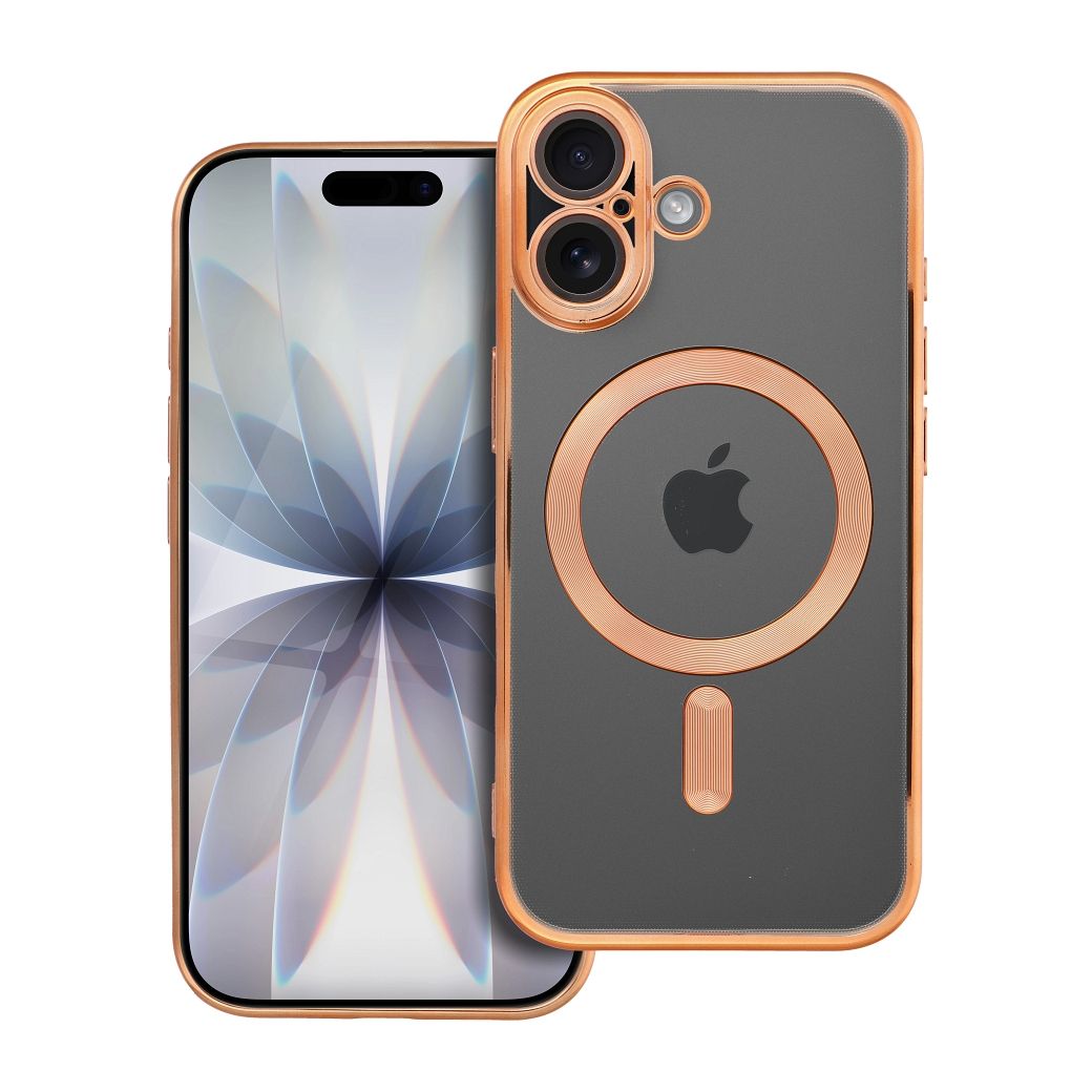 Suojakuori iPhone 17 Electro Mag Cover MagSafe-yhteensopiva kultainen