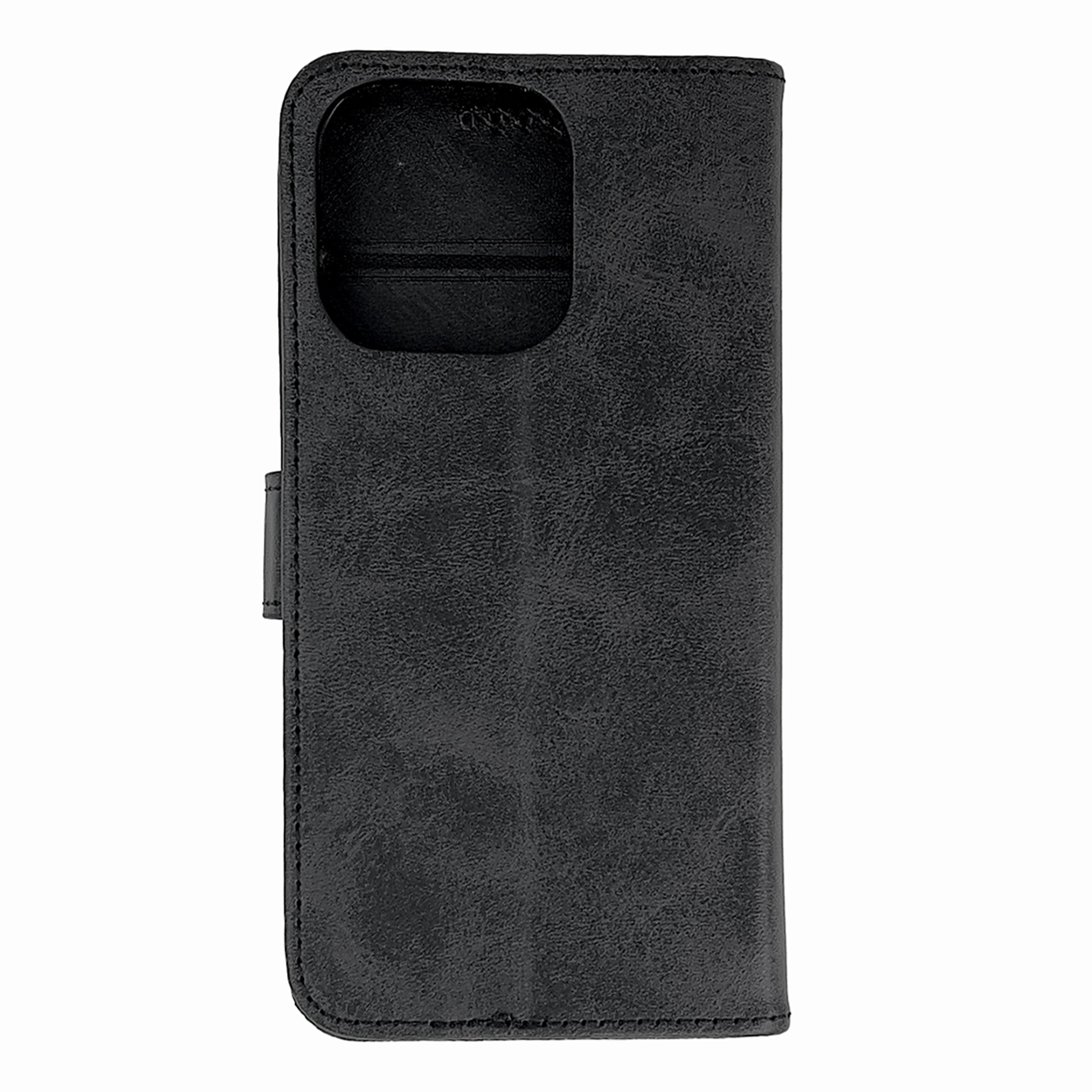 Nahkainen Book Suojakuori iPhone 16 Prolle - Musta